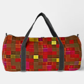 "Checkered Affair" (Grote) Duffel Tas (Voorkant)