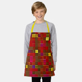 "Checkered Affair" Small Apron Schort (Gedragen)