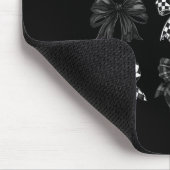 Checkered Bow Coquette Funny Gift Tee Women, Men  Muismat (Hoek)