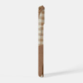 Checkered Brown Wavy Mocha Aesthetic Cow Print Cut (Côté droit)