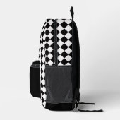 Checkered Design Backpack  Bedrukte Rugzak (Rechts)