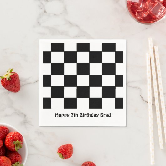 "Checkered Flag" papieren servetten (Insitu)