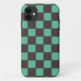 Checkered pattern※鬼滅の刃の公式グッズではありません iPhone 11 hoesje
