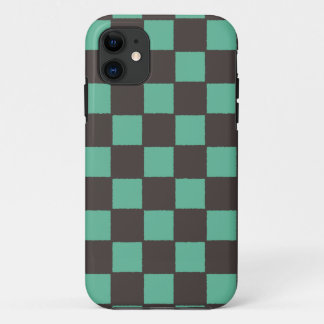 Checkered pattern※鬼滅の刃の公式グッズではありません iPhone 11 hoesje
