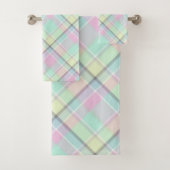 Checkered pattern of caramel colors. (En situation)