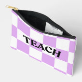 Checkered Teach Pouch Etui (Open)