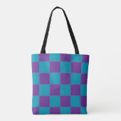 Checkered Tote Draagtas (Achterkant)