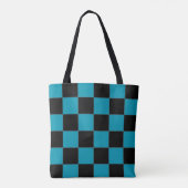 Checkered Tote Draagtas (Achterkant)