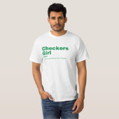 Checkers Girl - Checkers T-shirt (Voorkant volledig)