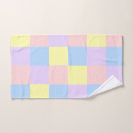 Checkers Pastel Spring (Serviette à main)