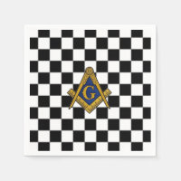 Checkers vrijmetselaars plein en kompas