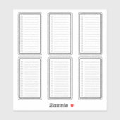 Checklist Planner Sticker (Vel)
