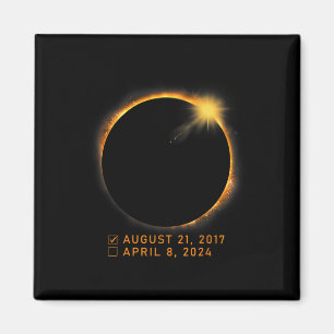 Checklist Totale zonsverduistering april 8 2024 Ve Magneet