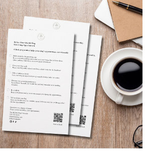 Checklist voor afspraak mobiele hondenverzorging flyer