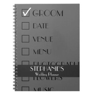 Checklist voor de Gepersonaliseerd trouwplanner Notitieboek