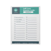 Checklist voor de SelfCare Routine Guide Notitieblok (Gedraaid)