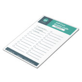 Checklist voor de SelfCare Routine Guide Notitieblok (Schuin)