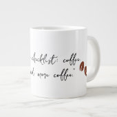 "Checklist voor maandag" Extra Grote Beker (Voorkant rechts)