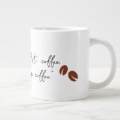 "Checklist voor maandag" Extra Grote Beker (Rechts)