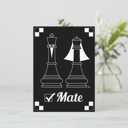 Checkmate Kaart (Staand voorkant)