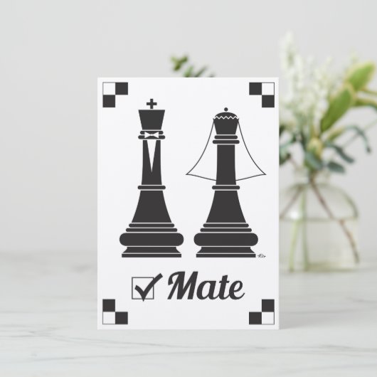 Checkmate Kaart (Staand voorkant)