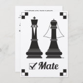 Checkmate Kaart (Voorkant / Achterkant)