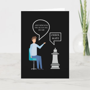 Checkmate Queen Kaart
