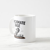 Checkmate Rage Mug – Funny Chess Gift for gamers (Devant gauche)