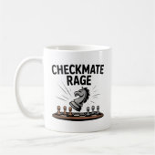 Checkmate Rage Mug – Funny Chess Gift for gamers (Gauche)