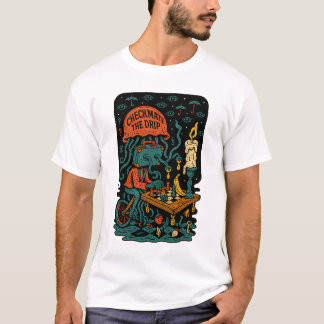 Checkmate the Drip – Absurd Surreal Street Art T-shirt