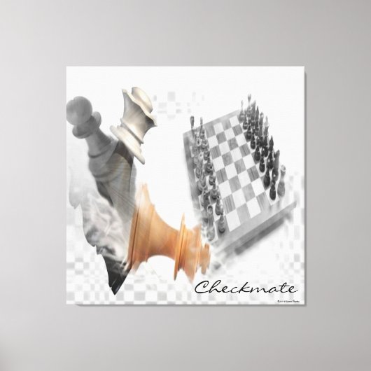 Checkmate Wrapped Canvas Afdruk (Voorkant)