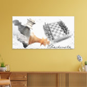Checkmate Wrapped Canvas Afdruk (Insitu (Woonkamer))