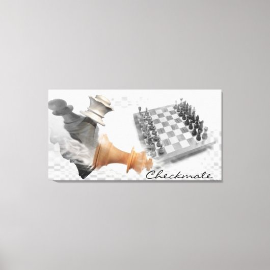 Checkmate Wrapped Canvas Afdruk (Voorkant)