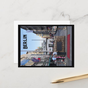 Checkpoint Charlie Berlin   Kleurversie Briefkaart