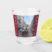 Checkpoint Charlie Berlin | Kleurversie Shot Glas (Voorkant)