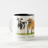 'Cheddar'-Mok. Tweekleurige Koffiemok (Voorkant links)