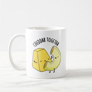 Cheddar samen grappig eten woordspeling koffiemok