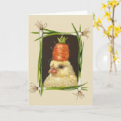 Cheech de peepkaart kaart (Gele Bloem)