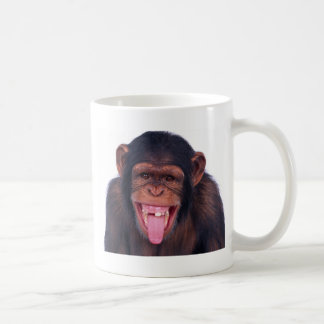 cheekapenchimp chimpansee wild dier koffiemok