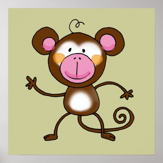 Cheeky aap poster (Voorkant)