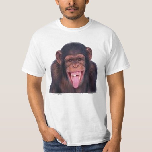 Cheeky-aap t-shirt (Voorkant)