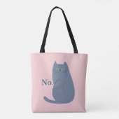 Cheeky Cat Funny Draagtas (Achterkant)