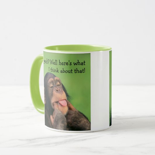 Cheeky Chimp Mok (Voorkant links)