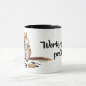 Cheeky Chipmunk Illustration Mok (Midden)