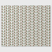 Cheeky Christmas Troll en Tree Delight Cadeaupapier (Vlak)