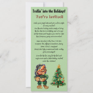 Cheeky Christmas Troll en Tree Delight Kaart
