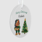 Cheeky Christmas Troll en Tree Delight Ornament (voorkant)