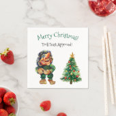 Cheeky Christmas Troll en Tree Delight Servet (Insitu)