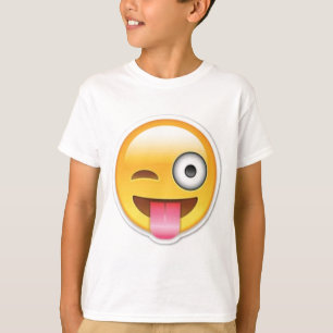 Cheeky emoji wink t-shirt