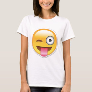 Cheeky emoji wink t-shirt